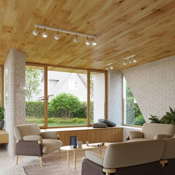 Plafond OCULARE 4L vit + 4x LED-lampa GU-10 4000K kall 7W 630lm