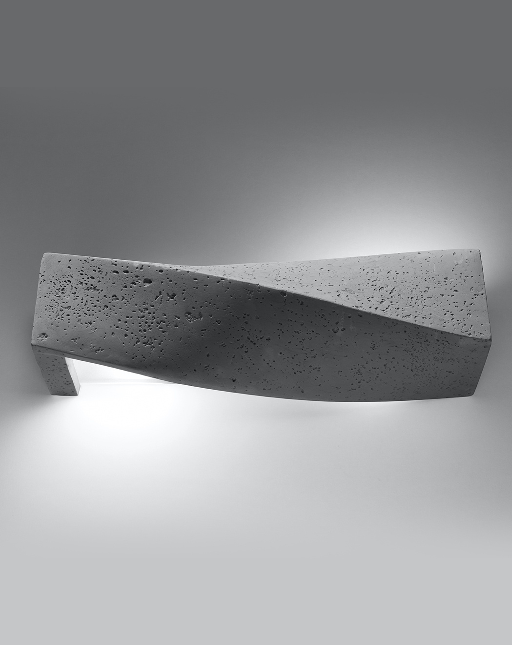 Sigma vägglampa i betong + 2x LED-lampa E27 4000K Cold 7,5W 650lm