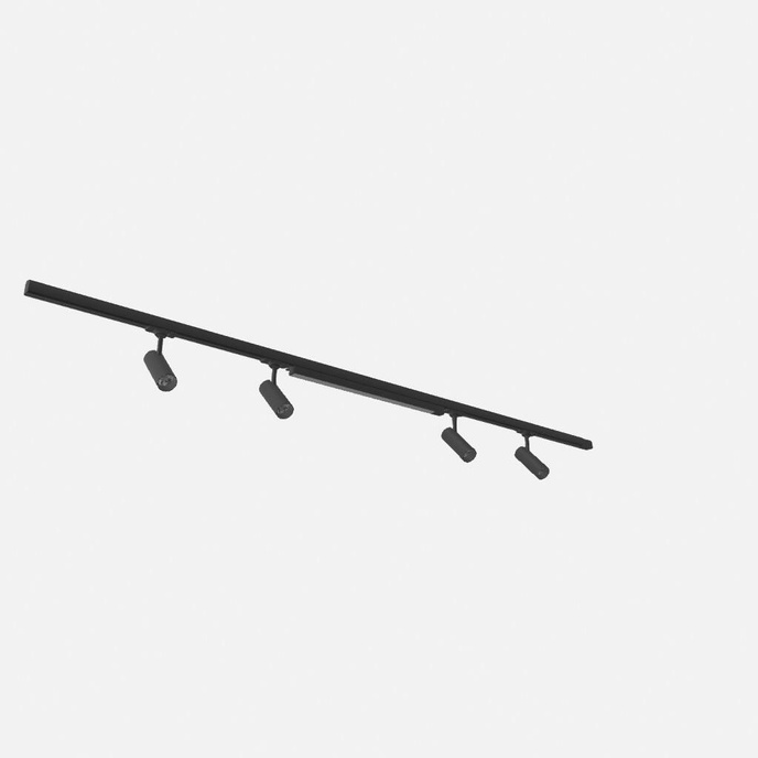 Taklampa, 5-punkt, 3-ledarsystem, TORN/LUCIE 56W LED 4000K