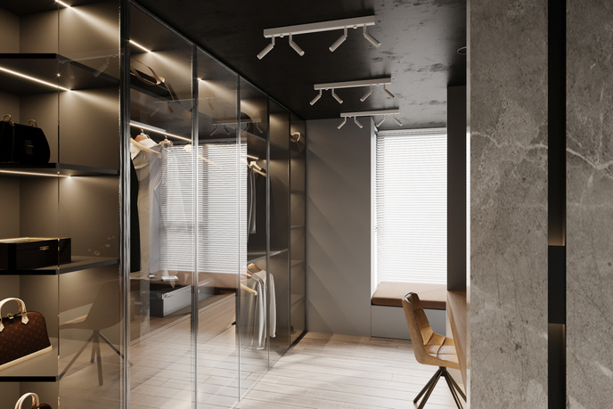 Plafond EYETECH 6 vit + 6x LED-lampa G9 3000K varm 4,5W 510lm