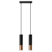 Pendel lampa LOOPEZ 2 svart/koppar