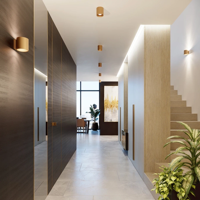 Plafond ORBIS 1 guld