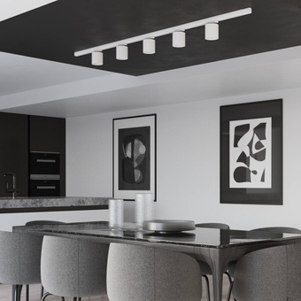 Taklampa, 5-punkts, 3-fas strömskenesystem, ORBIS