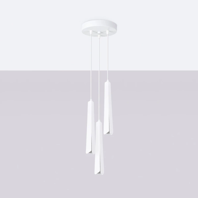 Lampa till ophängning av PRYSM 3P bianco