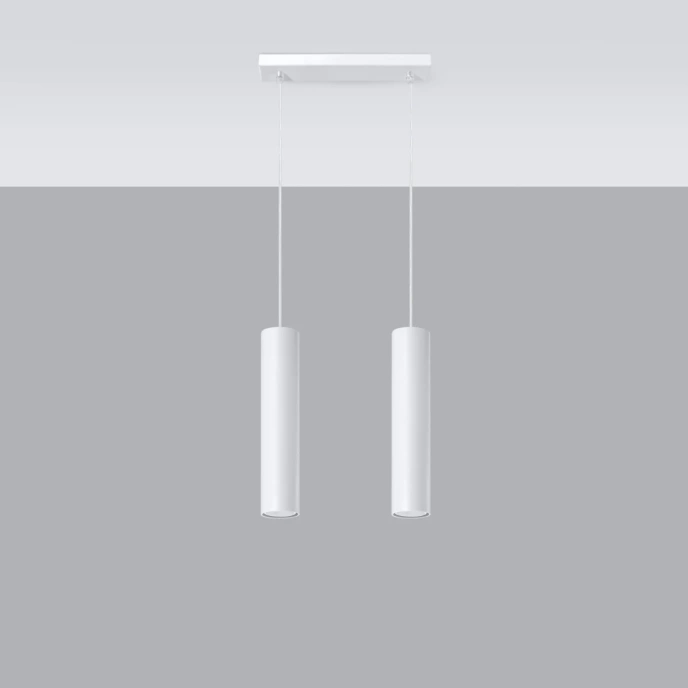 Pendel lampa LAGOS 2 vit