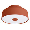 Plafond OMIQ ockraröd + 4X LED-lampa E27 3000K varm 7,5W 620lm