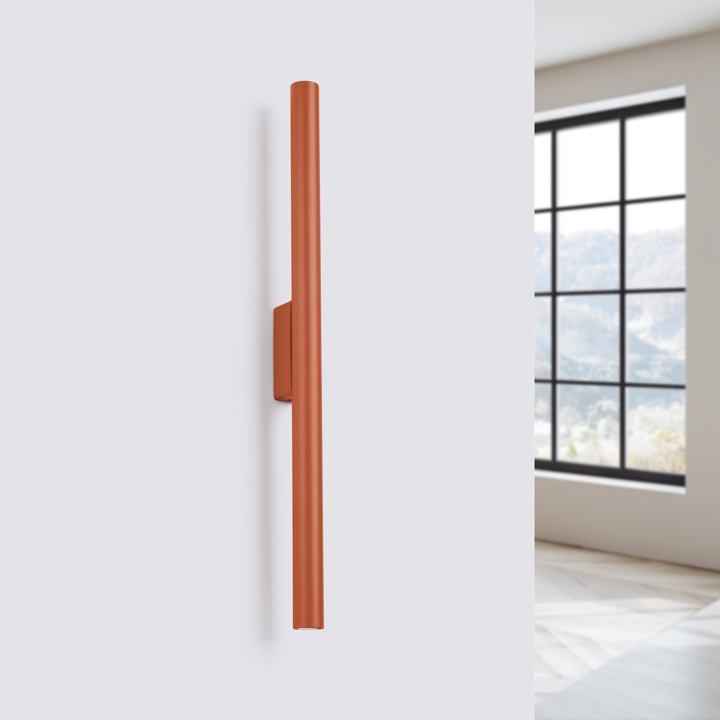 Vägglampa PASTELO 2 ockraröd + 2x LED-lampa G9 3000K varm 4,5W 450lm