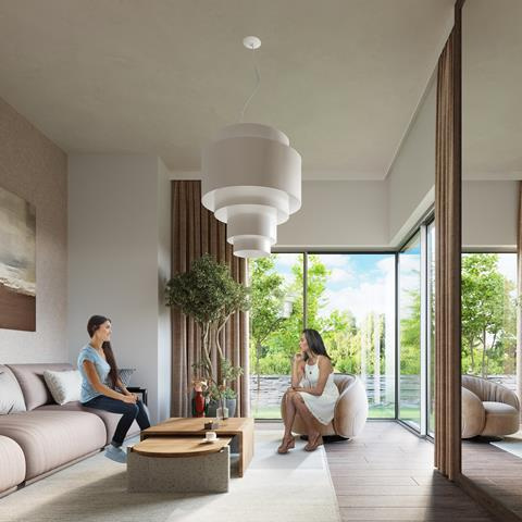 Ljuskrona REFLEXION 80 vit + 7x LED-lampa E27 4000K Kall 7,5W 650lm