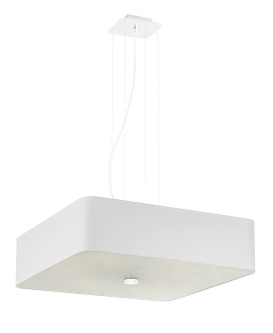 Ljuskrona LOKKO 55 vit + 5x LED-lampa E27 4000K Kall 7,5W 650lm