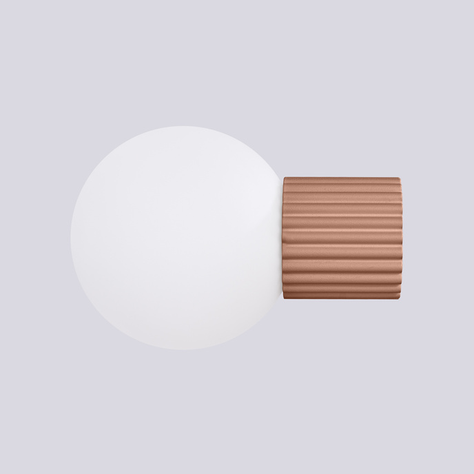 Vägglampa HALO mocca IP44