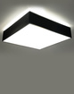 Takplafond HORUS 55 BLACK + 4x LED-lampa E27 3000K varm 7,5W 620lm