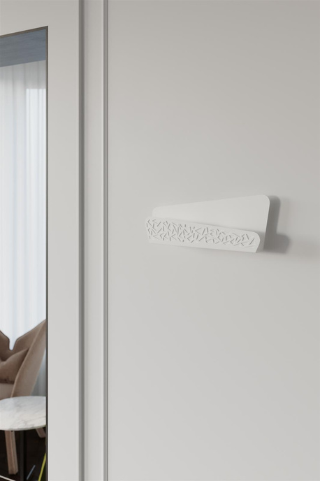 Vägglampa ALIZA vit + LED-lampa G9 4000K kall 4,5W 530lm