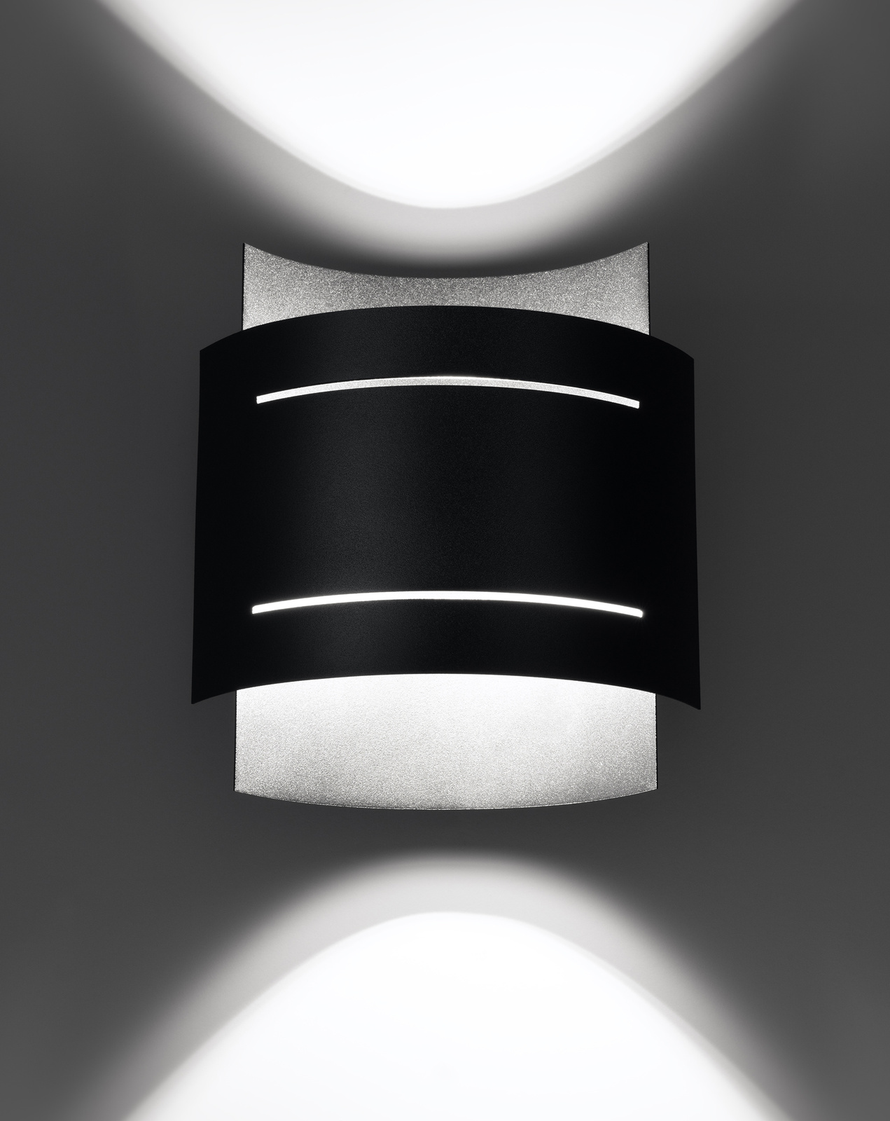 Vägglampa HESTIA svart + 1x LED-glödlampa G9 3000K varm 4,5W 510lm