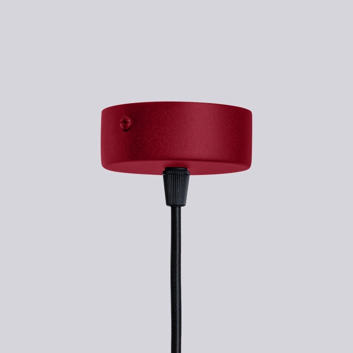 Ljuskrona HALO 6 vinröd