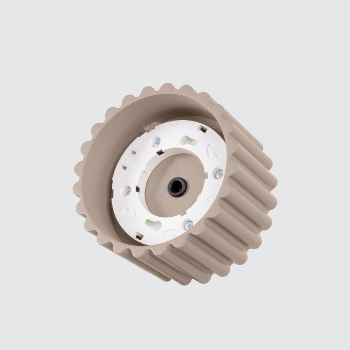 Taklampa AURA 1 taupe Gx53