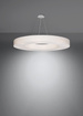 Ljuskrona SATURNO SLIM 90 vit + 8x LED-lampa E27 3000K varm 7,5W 620lm