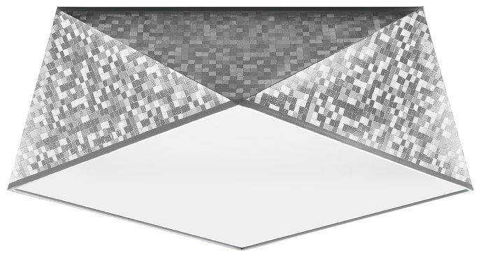 Plafond HEXA 35 CEKIN + 2x LED-lampa E27 3000K varm 7,5W 620lm