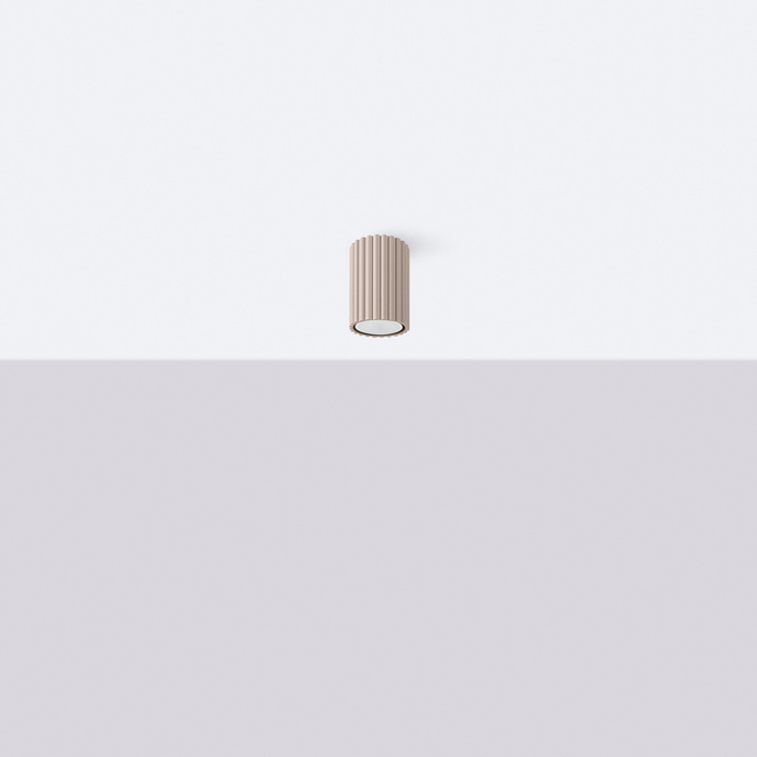 Taklampa KARBON 10 taupe