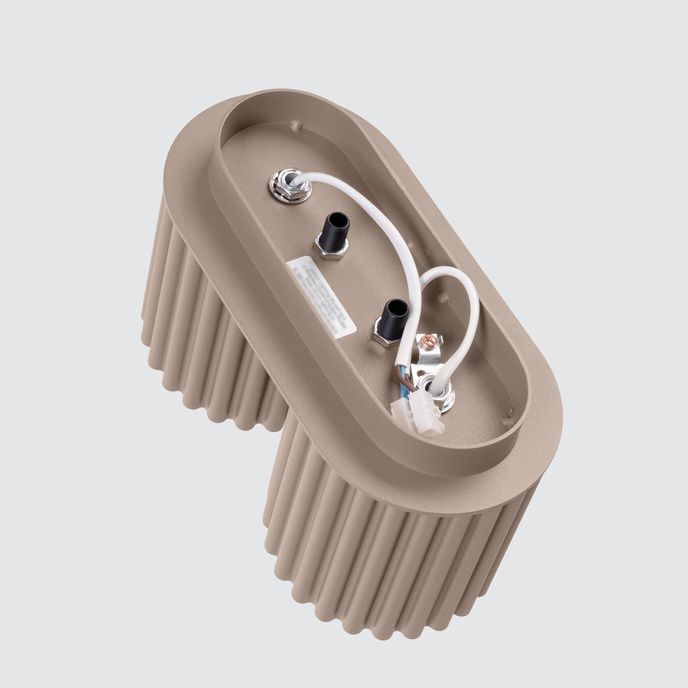 Taklampa AURA 2 taupe GU10