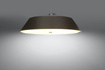 Plafond VEGA 70 svart + 5x LED-lampa E27 3000K varm 7,5W 620lm