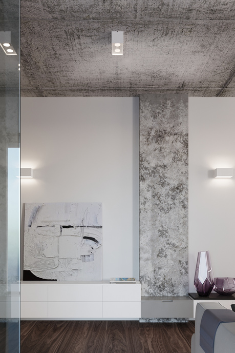 Vägglampa QUAD MAXI vit + 2x LED-lampa G9 3000K varm 4,5W 510lm