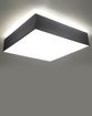 Takplafond HORUS 55 GREY + 4x LED-lampa E27 3000K varm 7,5W 620lm