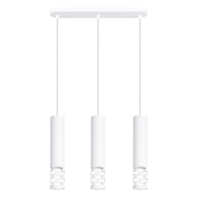 Taklampa LIRO 3L vit + 3X LED-lampa GU-10 4000K kall 7W 530lm