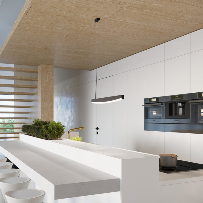 JORUN 80 svart LED 3000K taklampa