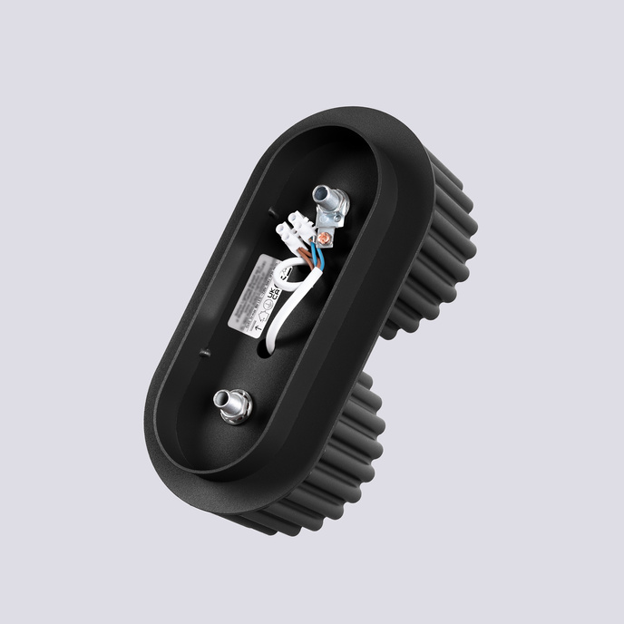 Taklampa AURA 2 svart Gx53