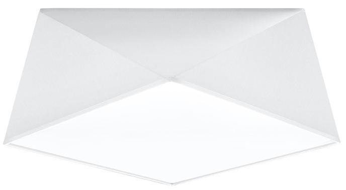 Plafond HEXA 35 WHITE + 2x LED-lampa E27 3000K varm 7,5W 620lm