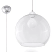BALL taklampa transparent