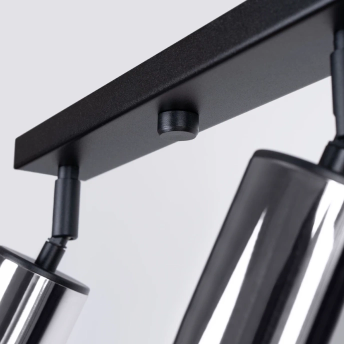 Plafond WINX 4L svart/krom