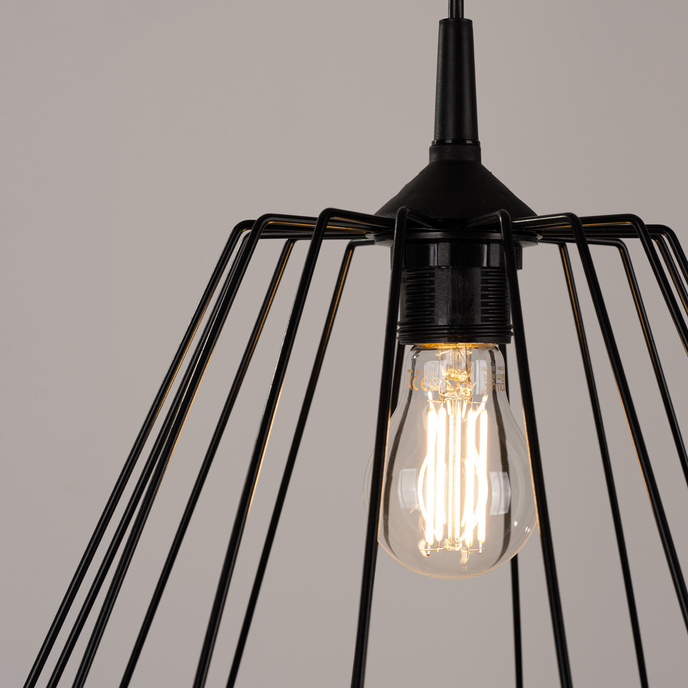 Pendellampa TRAPO svart