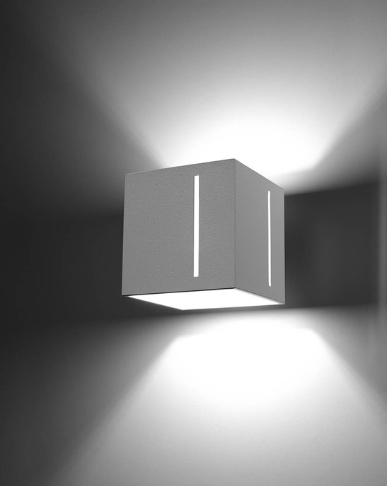 Vägglampa PIXAR vit + 1x LED-glödlampa G9 3000K varm 4,5W 510lm