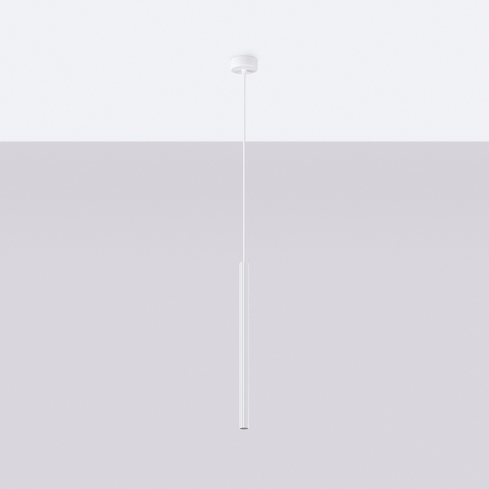 ARCHE 1 taklampa vit + 1x LED-glödlampa G9 3000K varm 4,5W 450lm