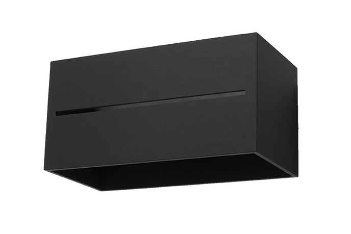 Vägglampa LOBO MAXI svart + 2x LED-lampa G9 4000K Cold 4,5W 530lm