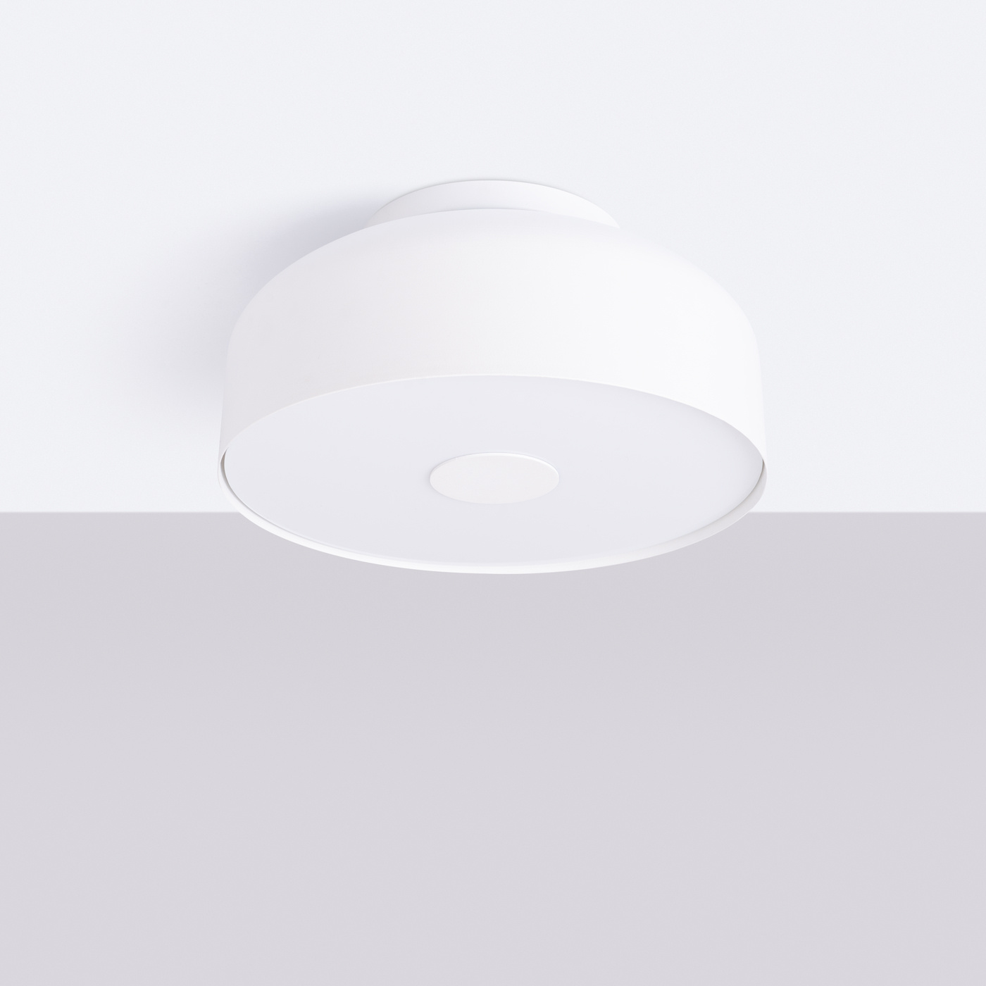 Plafond OMIQ vit + 4X LED-lampa E27 4000K kall 7,5W 690lm