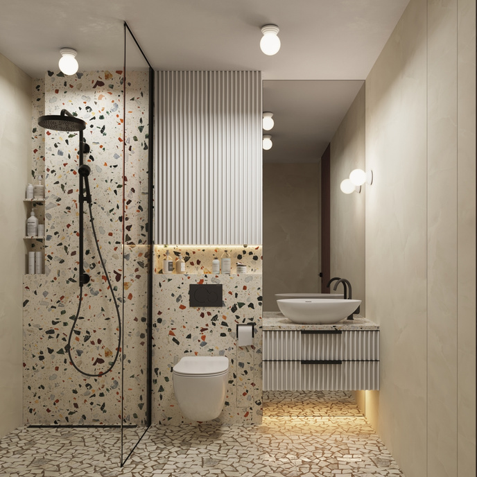 Taklampa ZORI vit IP44