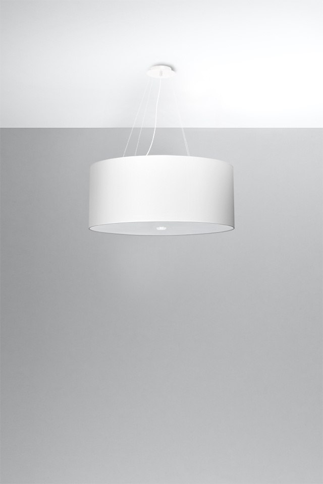 Ljuskrona OTTO 60 vit + 5x LED-lampa E27 4000K Kall 7,5W 650lm