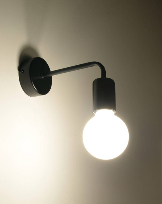 Vägglampa DUOMO + 1x LED-lampa E27 3000K varm 7,5W 620lm