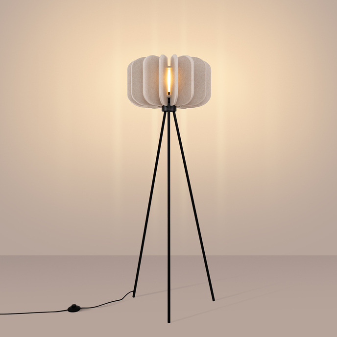 Golvlampa MULA 45 beige
