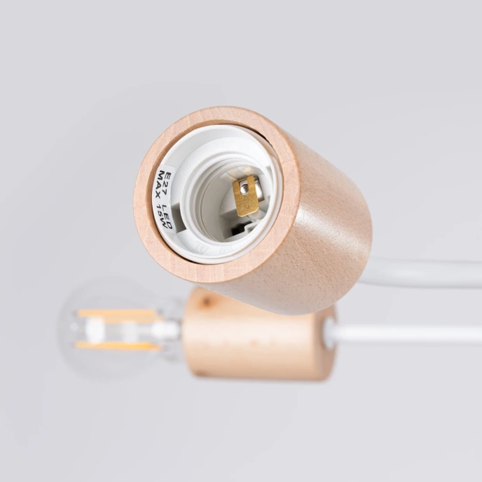 TIMBO 6 ljuskrona vit