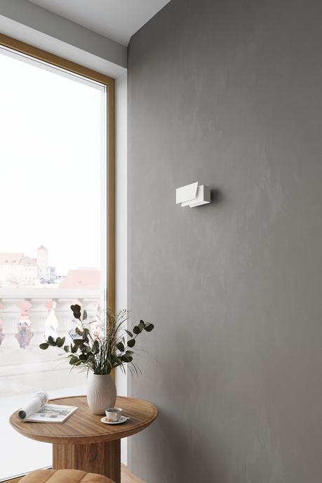 Vägglampa PIEGARE vit + 1x LED-lampa G9 4000K kall 4,5W 530lm