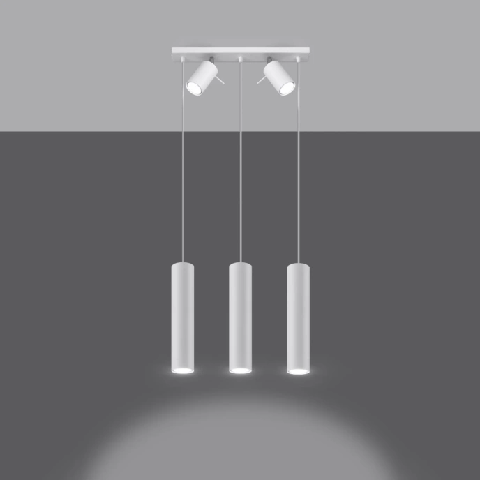 Pendel lampa RING 3 vit