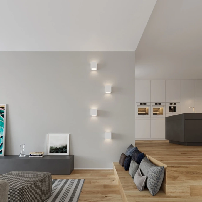 Vägglampa keramik LEO