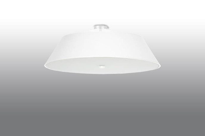 Plafond VEGA 70 vit + 5x LED-lampa E27 4000K kall 7,5W 650lm