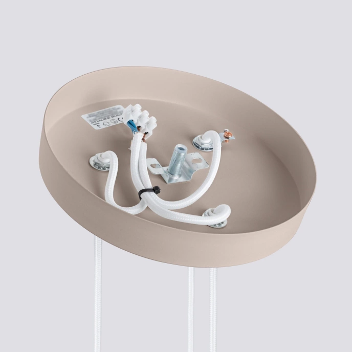 Pendellampa KARBON 3P taupe