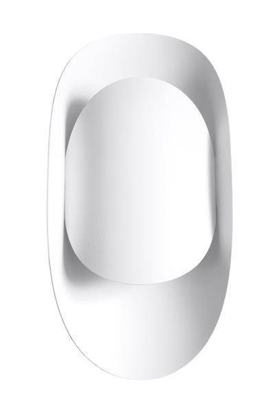 Vägglampa TEAR vit + 1x LED-lampa G9 4000K kall 4,5W 530lm