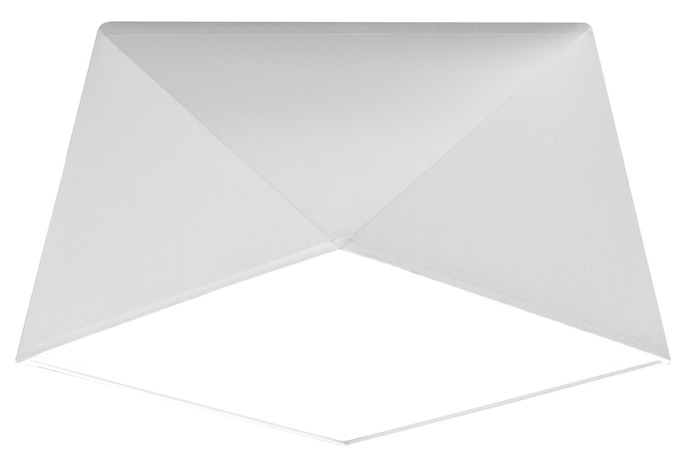 Plafond HEXA 25 WHITE + 1x LED-lampa E27 4000K Kall 7,5W 650lm