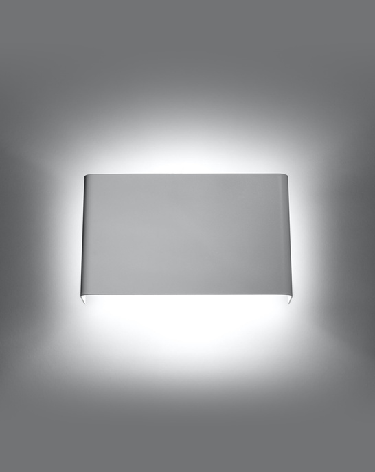 Vägglampa COPERTURA vit + 2x LED-lampa G9 3000K varm 4,5W 510lm